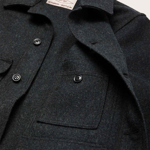 Mackinaw wool cruiser jacket by Filson | Charcoal (Grey)