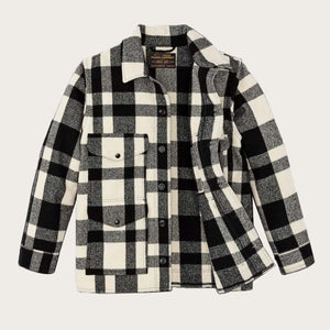 Mackinaw wool cruiser jacket by Filson | Natural / black heri (Multicolor)