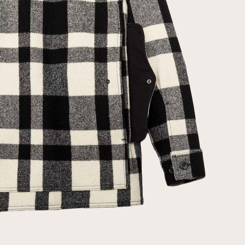 Mackinaw wool cruiser jacket by Filson | Natural / black heri (Multicolor)