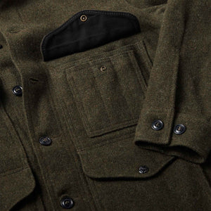 Mackinaw wool cruiser jacket di Filson | Forest green (Green)