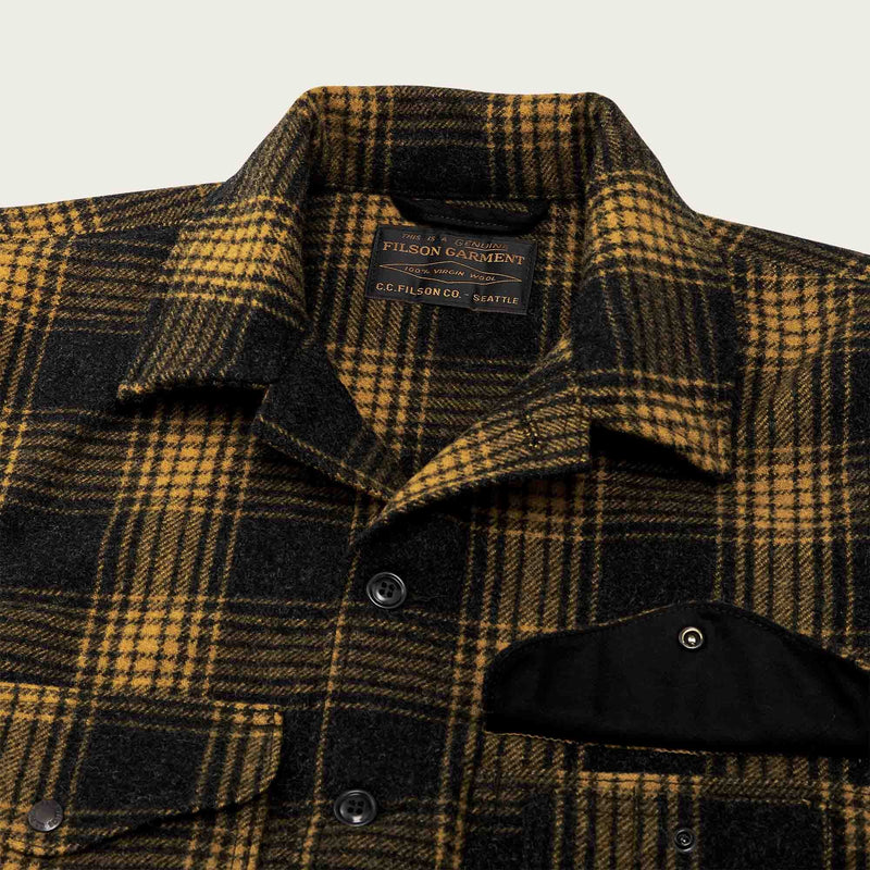 Mackinaw wool cruiser jacket von Filson | Gold ochre ombre (Yellow)