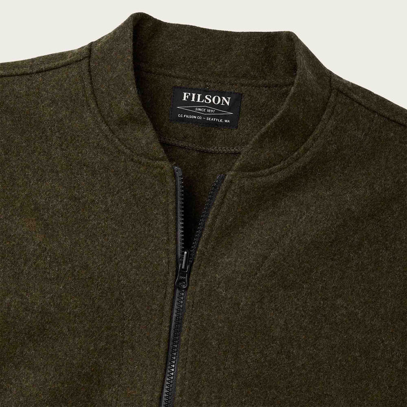 Mackinaw wool jacket liner von Filson | Forest green (Green)