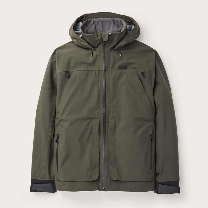 Skagit rain jacket di Filson | Peat (Green)