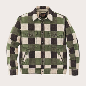 Beartooth camp jacket di Filson | Cinder olive check (Green)