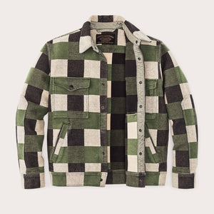 Beartooth camp jacket di Filson | Cinder olive check (Green)