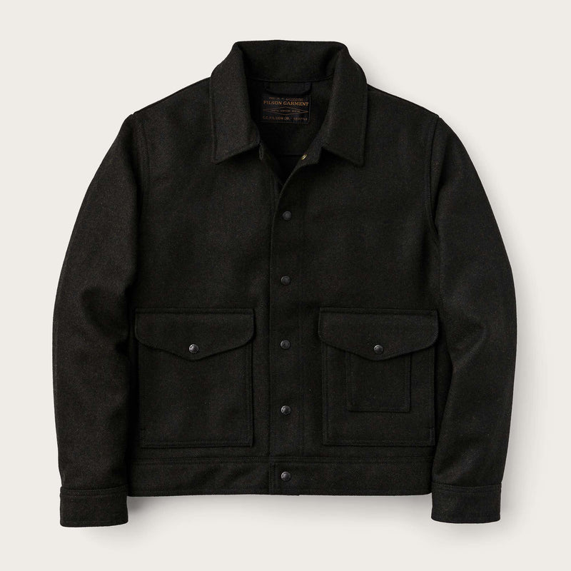 Mackinaw wool work jacket by Filson | Peat black (Gray)