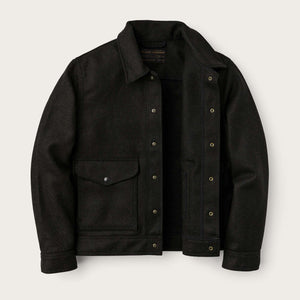 Mackinaw wool work jacket by Filson | Peat black (Gray)