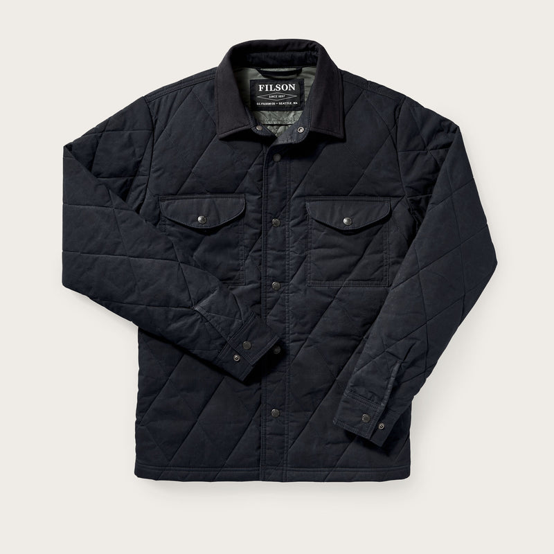 Hyder quilted jac shirt von Filson | Faded nany (Blue)