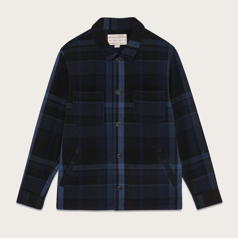 Carter wool work jacket von Filson | Faded black / blue p (Blue)