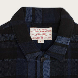 Carter wool work jacket von Filson | Faded black / blue p (Blue)