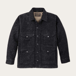 Mackinaw wool insulated cruiser jacket von Filson | Black marl / heathe (Black)