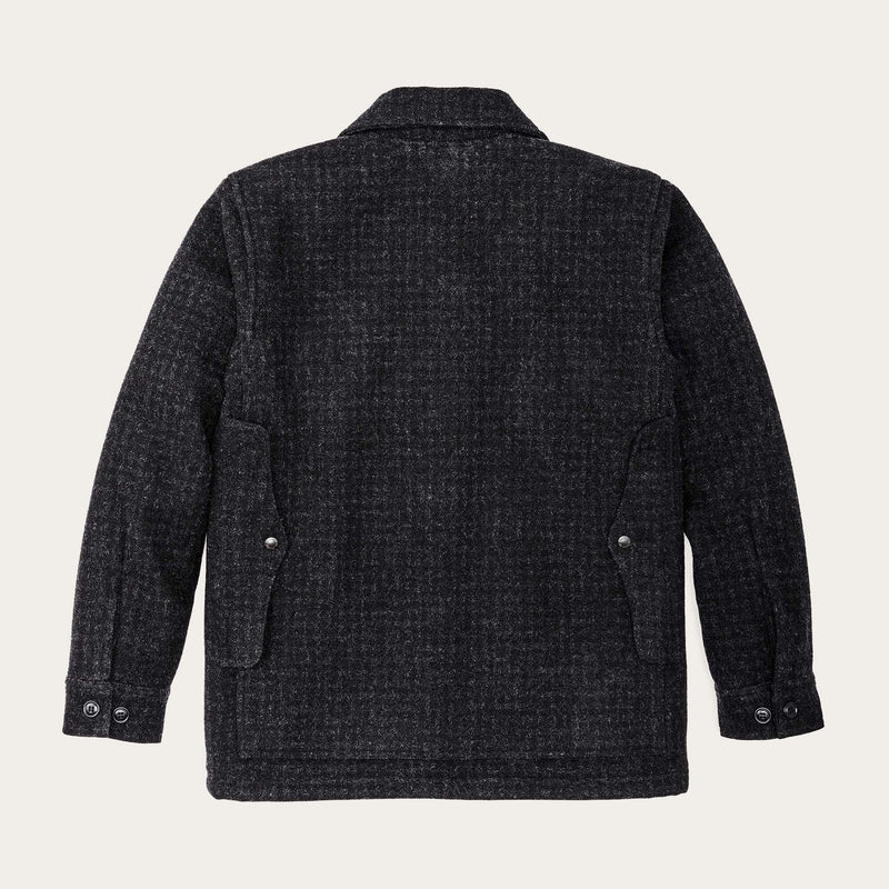 Mackinaw wool insulated cruiser jacket von Filson | Black marl / heathe (Black)