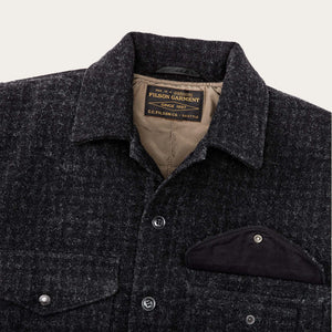 Mackinaw wool insulated cruiser jacket von Filson | Black marl / heathe (Black)