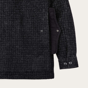 Mackinaw wool insulated cruiser jacket von Filson | Black marl / heathe (Black)