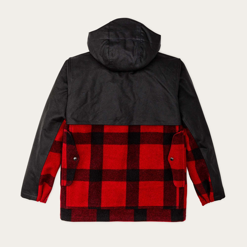 Mackinaw wool double coat von Filson | Red black classic pl (Red)