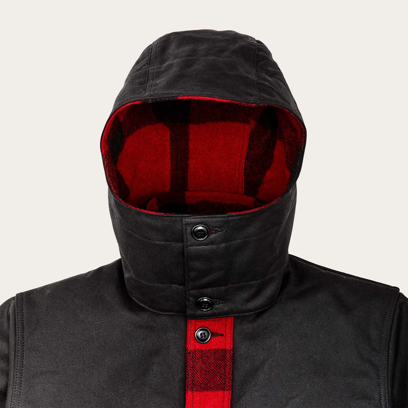 Mackinaw wool double coat von Filson | Red black classic pl (Red)