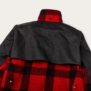 Mackinaw wool double coat von Filson | Red black classic pl (Red)