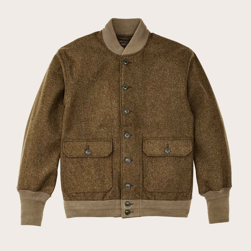 Ccc wool bomber by Filson | Marsh olive (Green)
