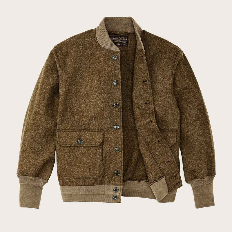 Ccc wool bomber by Filson | Marsh olive (Green)