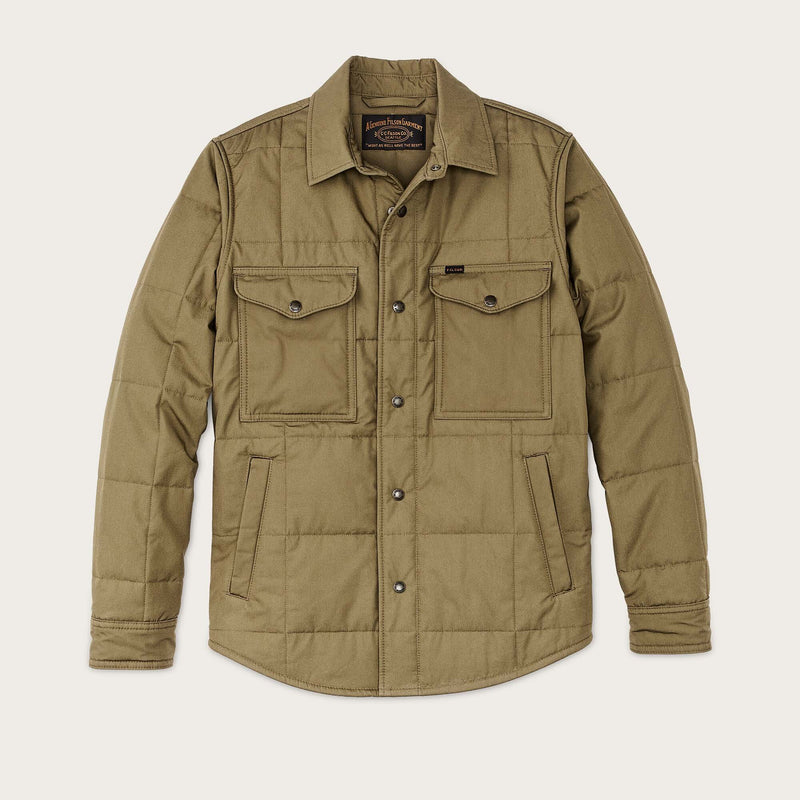 Cover cloth quilted jac-shirt by Filson | Olive drab (Green)