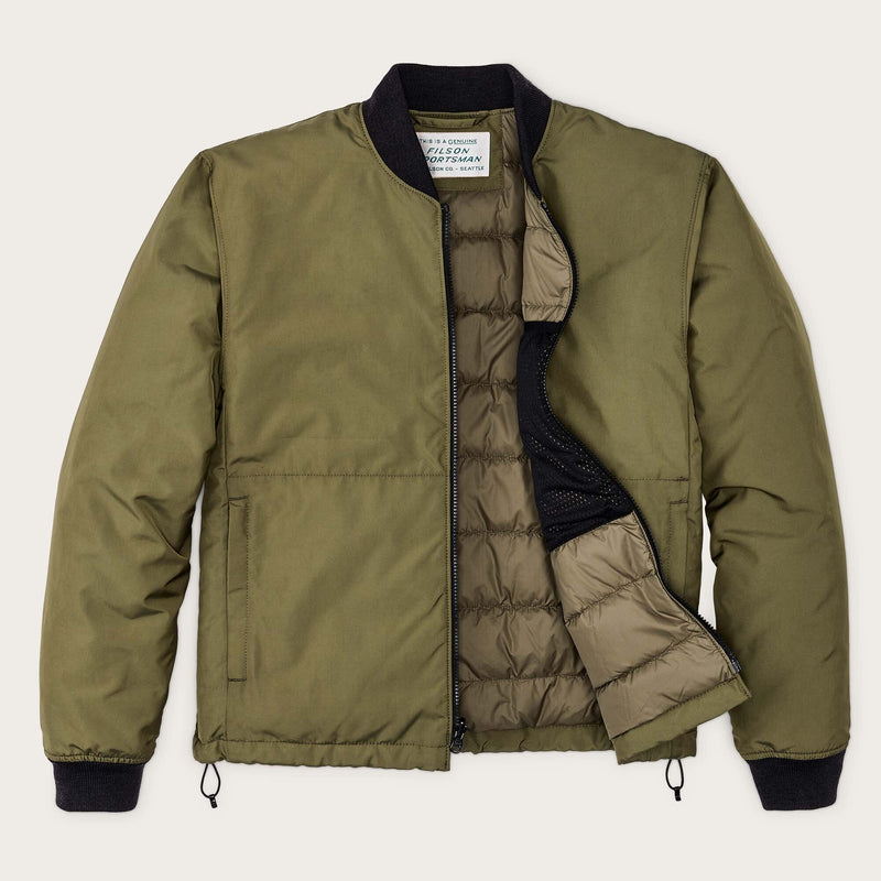 Down liner jacket von Filson | Winter moss (Green)