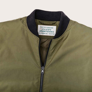 Down liner jacket von Filson | Winter moss (Green)