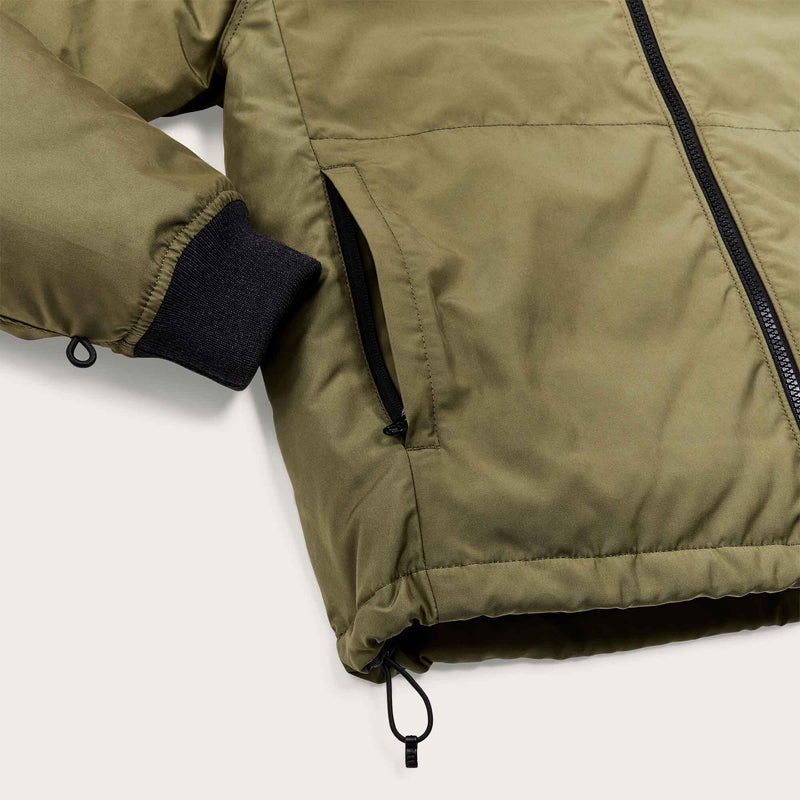 Down liner jacket von Filson | Winter moss (Green)