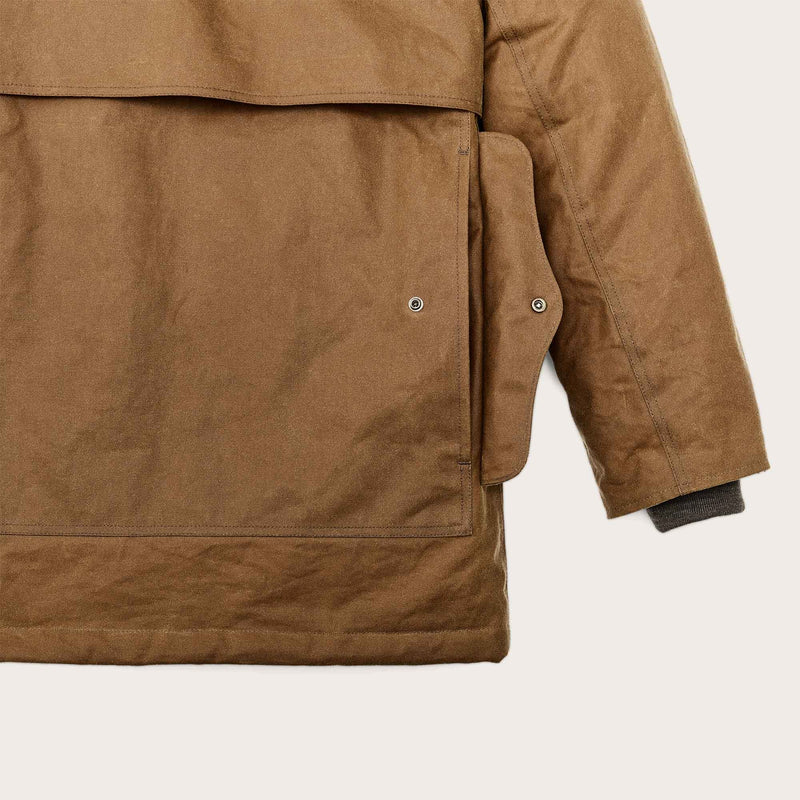 Tin cloth insulated packer coat di Filson | Dark tan (Beige)