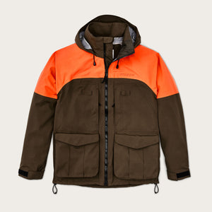 3-layer field jacket by Filson | Dark tan / blaze ora (Orange)