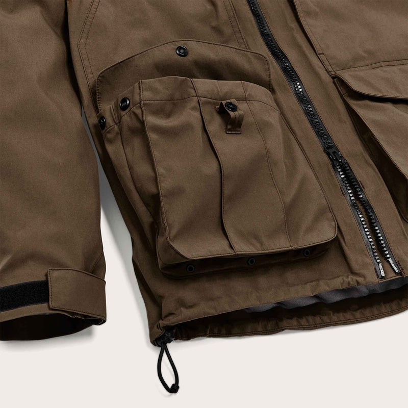 3-layer field jacket by Filson | Dark tan / blaze ora (Orange)