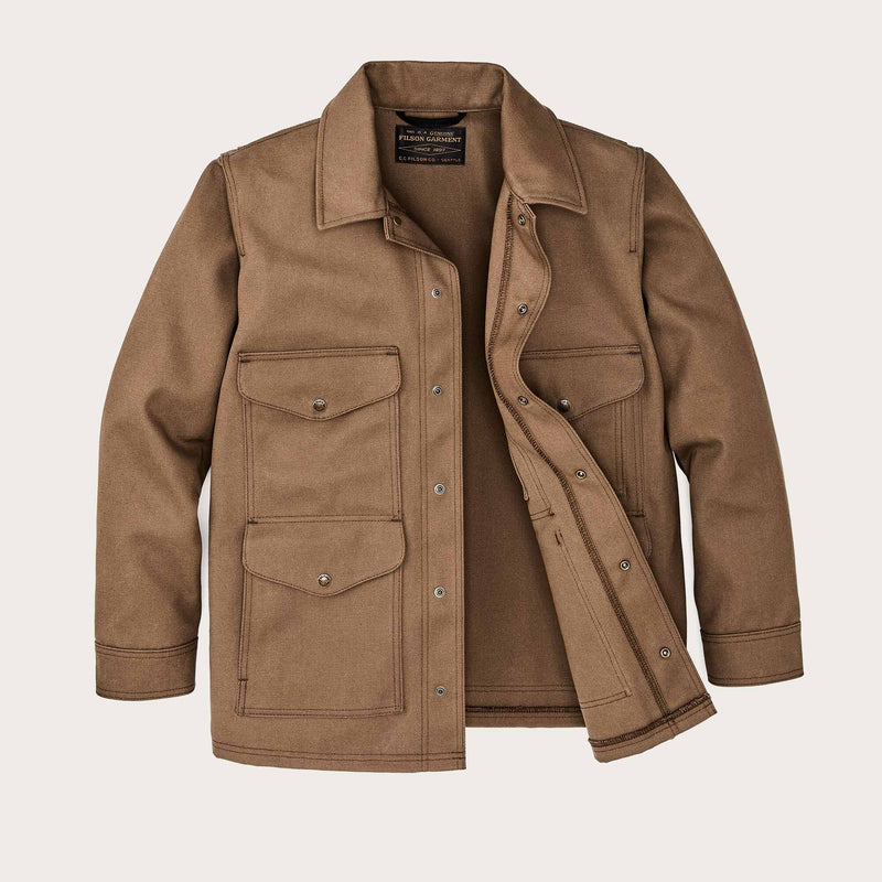 Rugged twill cruiser jacket von Filson | Sepia (Brown)