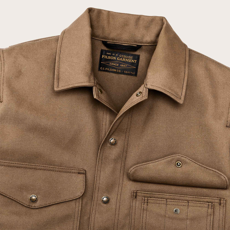 Rugged twill cruiser jacket von Filson | Sepia (Brown)