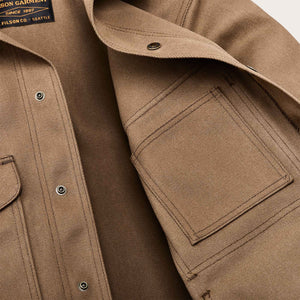 Rugged twill cruiser jacket von Filson | Sepia (Brown)