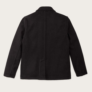 Mackinaw wool blazer by Filson | Brown black twill (Black)