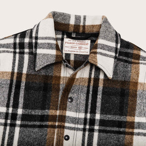 Mackinaw wool work jacket di Filson | Blue coal / copper heather plaid (Multicolor)