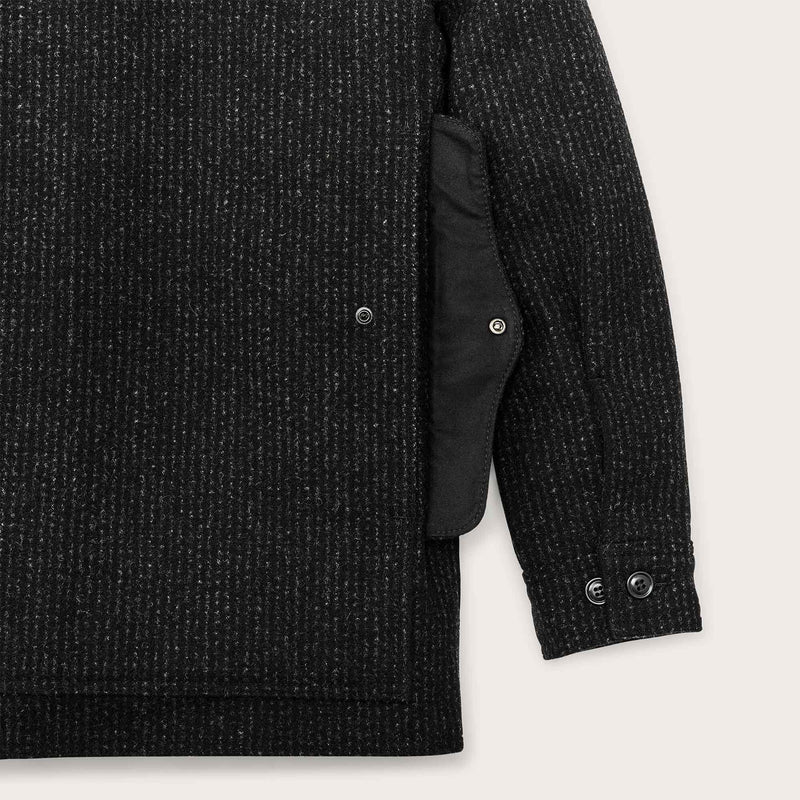 Chris stapleton signature mackinaw wool cruiser di Filson | Black charcoal / rope stripe (Black)