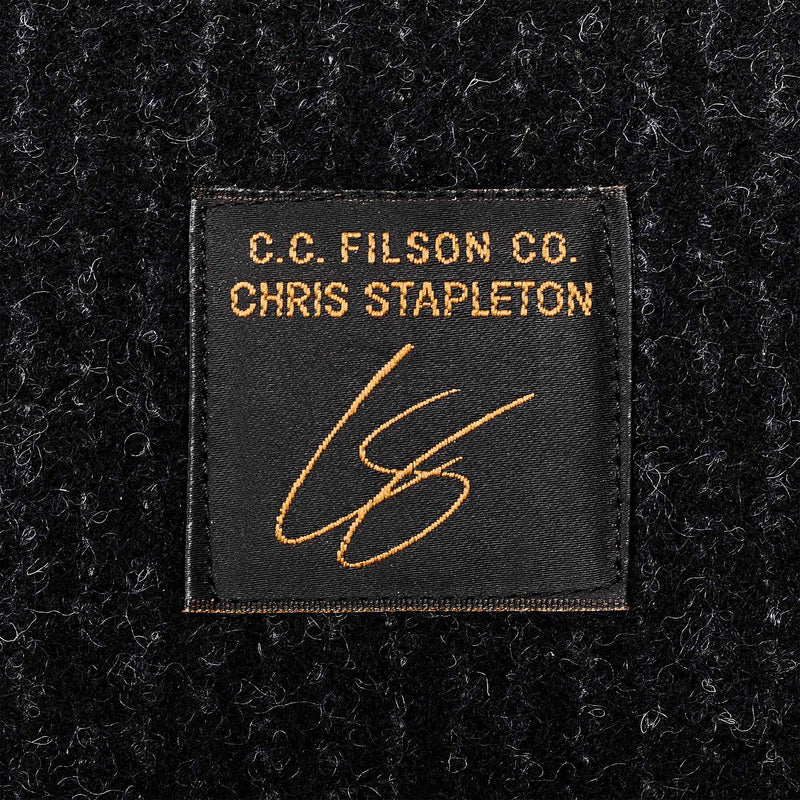 Chris stapleton signature mackinaw wool cruiser di Filson | Black charcoal / rope stripe (Black)