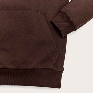 Prospector embroidered hoodie di Filson | Brown diamond (Brown)