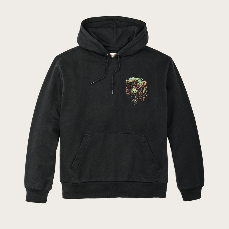 Prospector graphic hoodie von Filson | Black / bear (Black)