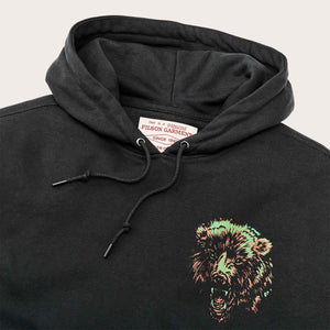 Prospector graphic hoodie von Filson | Black / bear (Black)