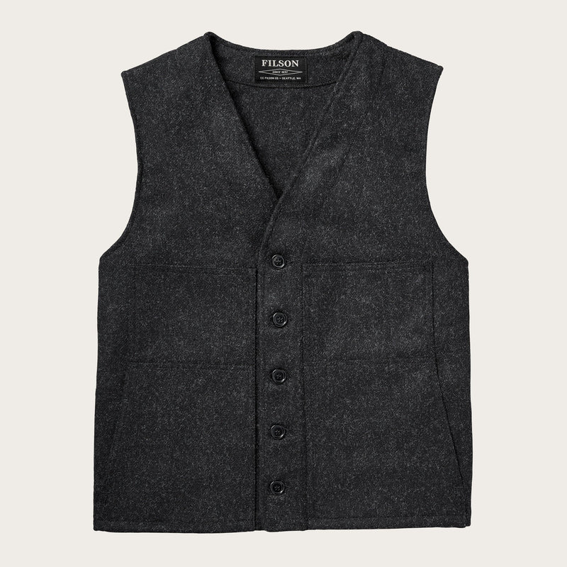 Mackinaw wool vest von Filson | Charcoal (Gray)