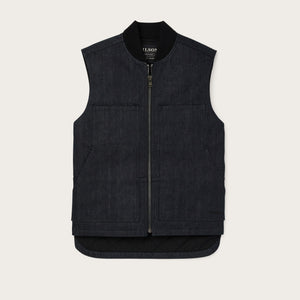 Denim insulated work vest von Filson | Raw indigo (Blue)