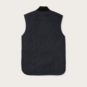 Denim insulated work vest von Filson | Raw indigo (Blue)