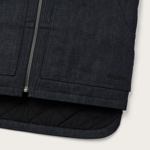 Denim insulated work vest von Filson | Raw indigo (Blue)