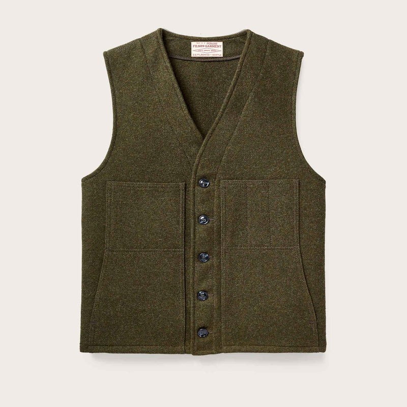 Mackinaw wool vest di Filson | Forest green (Green)