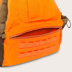 Upland guide strap vest di Filson | Dark tan blaze orange (Orange)