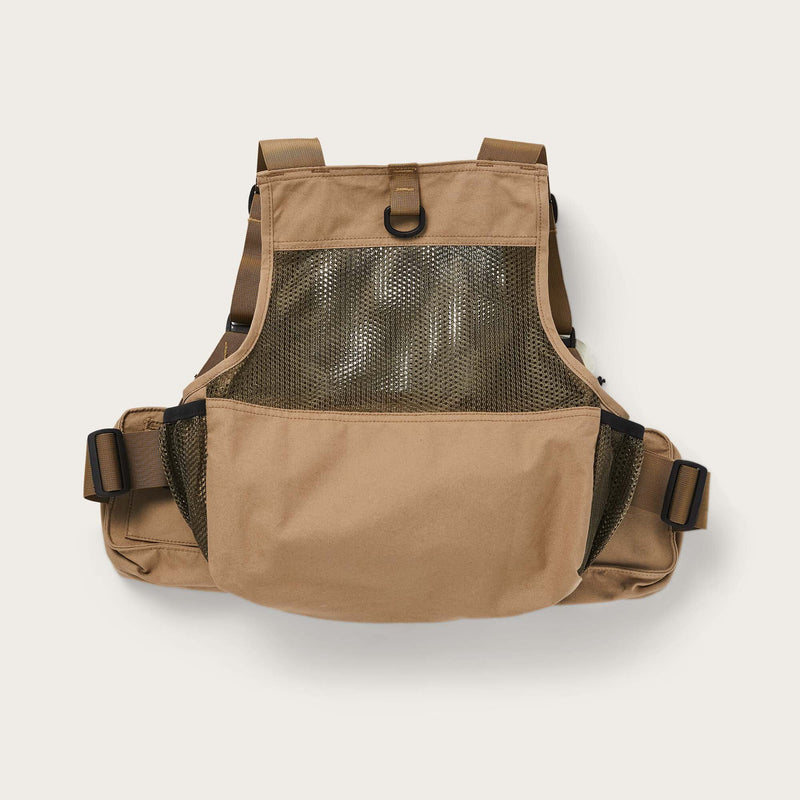 Mesh fishing strap vest di Filson | Dark tan (Beige)