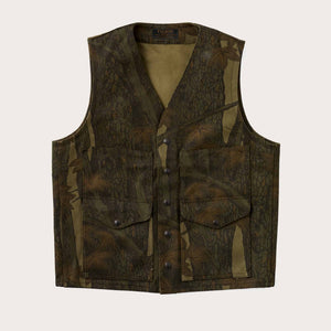 Rugged twill cruiser vest von Filson | Maple bark camo (Beige)