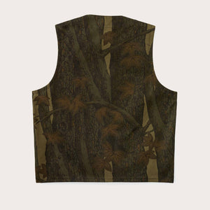Rugged twill cruiser vest von Filson | Maple bark camo (Beige)
