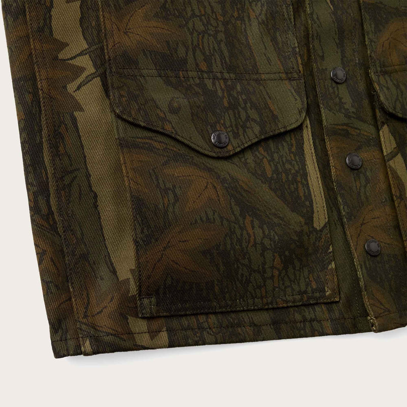 Rugged twill cruiser vest von Filson | Maple bark camo (Beige)